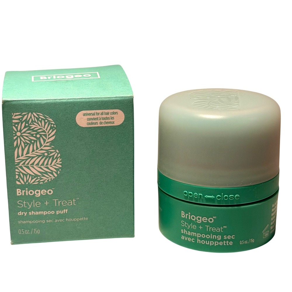 Briogeo Style + Treat Dry Shampoo Puff For All Hair Colors (0.5 Oz) Root Refresh